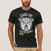 English Bulldog Big dog Bewaffnet