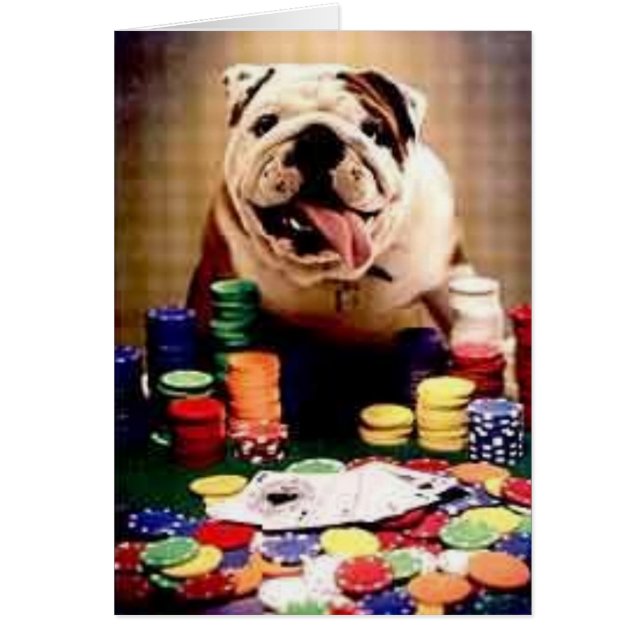 English Bulldog Card (Vorne)