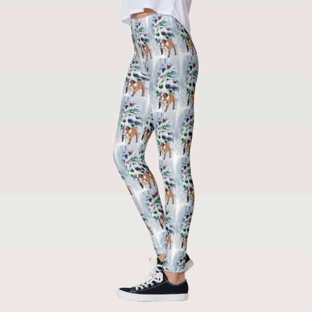 English Bulldog Christmas Leggings (Links)