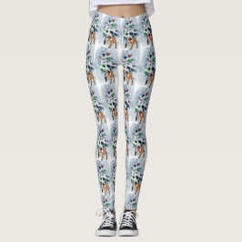 English Bulldog Christmas Leggings