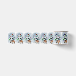 English Bulldog Christmas Ripsband
