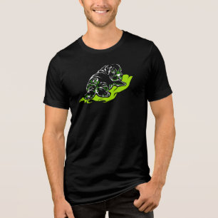 English Bulldog Cinine Pet Dog Owner Geschenk Tri-Blend Shirt