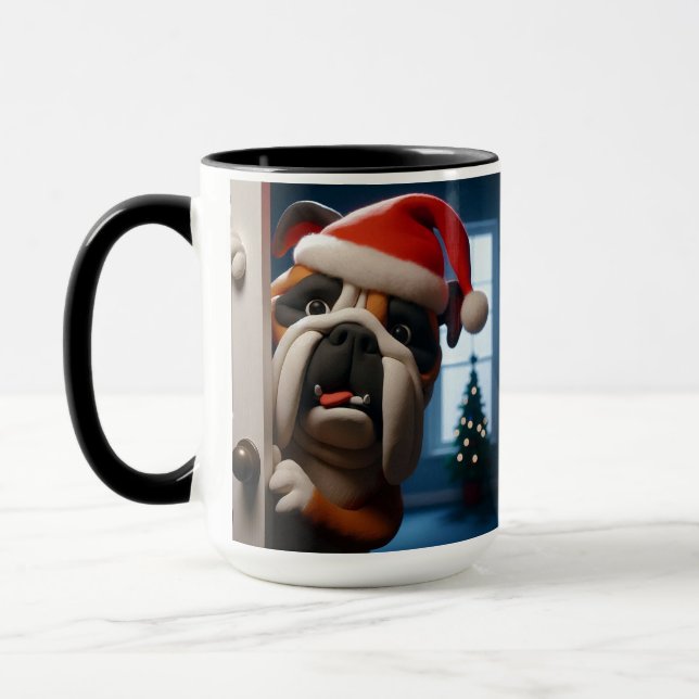 English Bulldog Clayformation Kaffee Tasse Cup (Links)