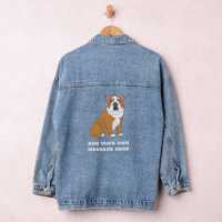 English Bulldog Custom Message Graphic