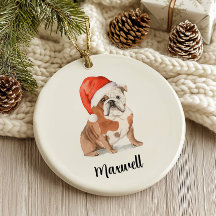 English Bulldog Dog Christmas