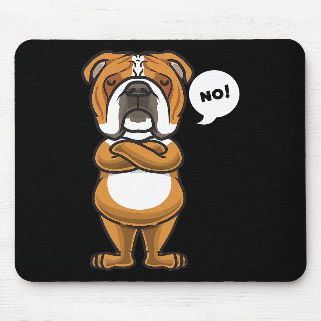 English Bulldog Dog Mousepad (Vorne)