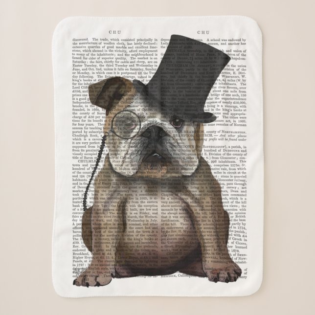 English Bulldog, Formal Hound und Hat Sherpadecke (Vorderseite)