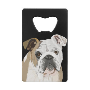 English Bulldog Geldbeutel Flaschenöffner