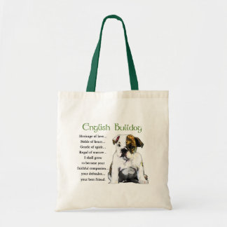 English Bulldog Geschenke Tragetasche