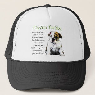 English Bulldog Geschenke Truckerkappe