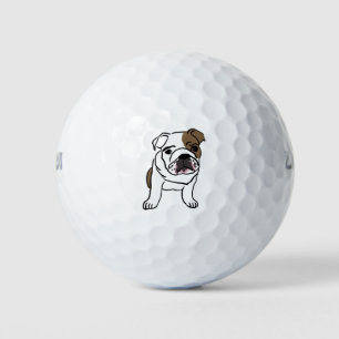 English Bulldog Gift Shirts Nope Lazy English Bull Golfball
