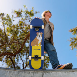 English Bulldog Graphic Personalisiert Skateboard