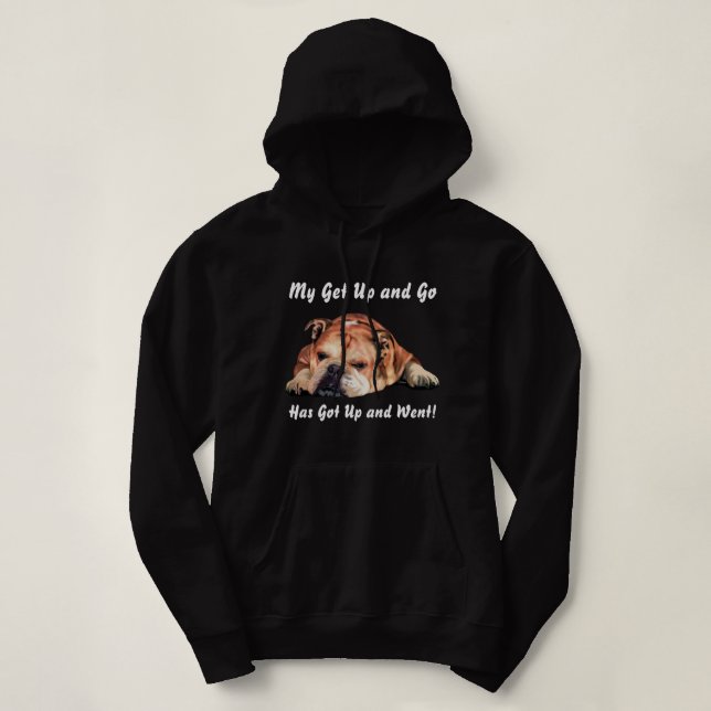 English Bulldog Hoodie (Design vorne)