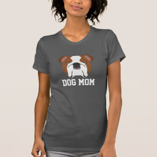 English Bulldog Hund Mama T-Shirt