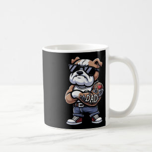 English Bulldog I Liebe Vater Funny Dog Tattoo Kaffeetasse