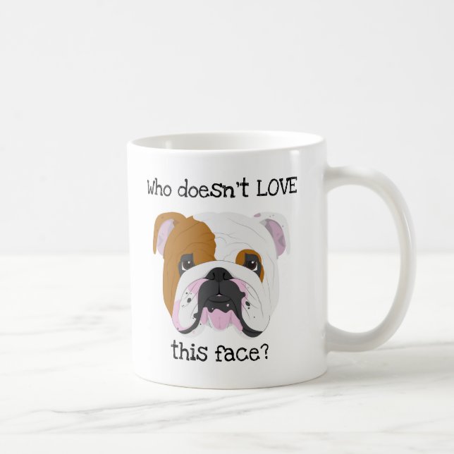 English Bulldog Kaffeetasse (Rechts)