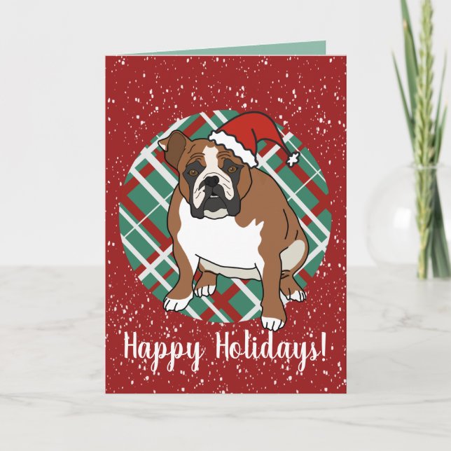 English Bulldog Karte (Vorderseite)