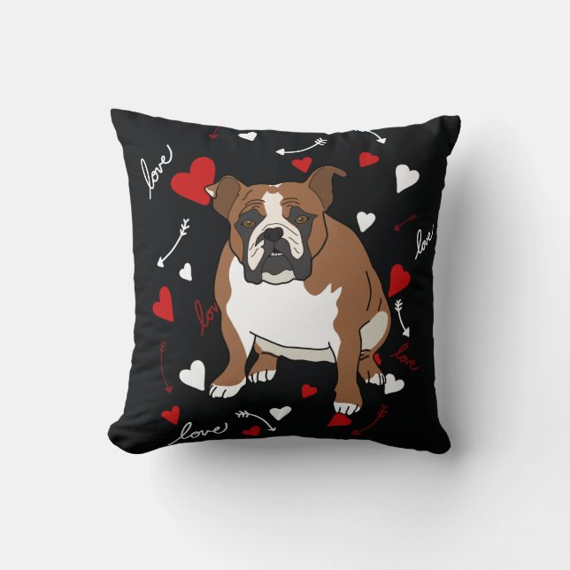 English Bulldog Kissen (Vorderseite)