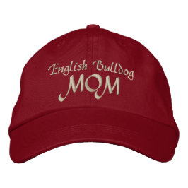 English Bulldog, MAMA Bestickte Kappe