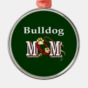 English Bulldog Mama Geschenke Ornament Aus Metall