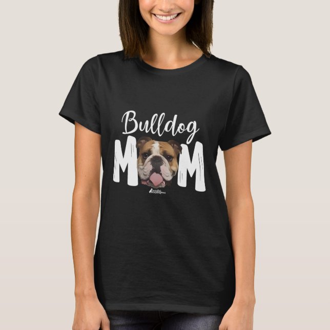 English Bulldog Mama Top (Vorderseite)