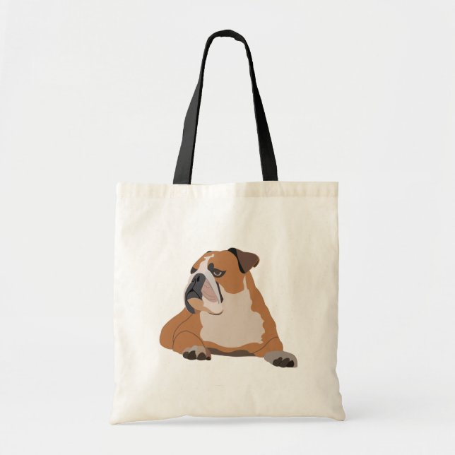 English Bulldog Niedlich Dog Tragetasche (Vorne)