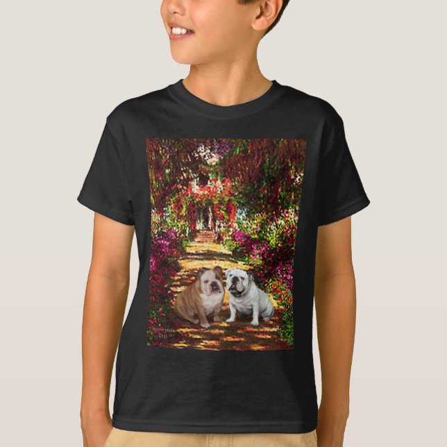 English Bulldog Pair - Der Weg T-Shirt (Vorderseite)