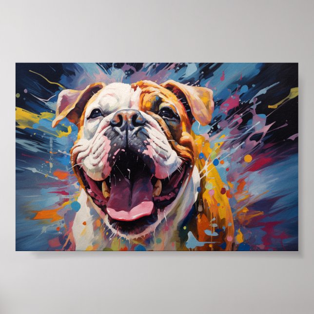 English Bulldog Poster (Vorne)