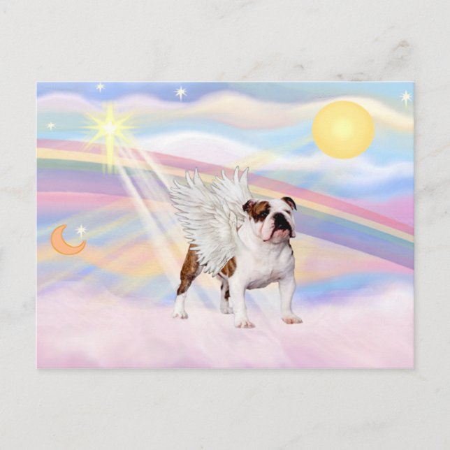 English Bulldog Postkarte (Vorderseite)