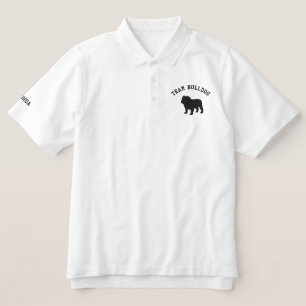 English Bulldog-Silhouette mit benutzerdefinierbar