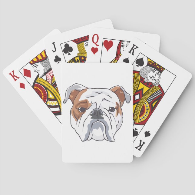 English Bulldog Spielkarten (Rückseite)