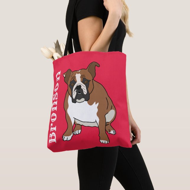 English Bulldog Tasche (Von Nahem)