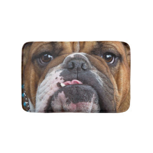 English Bulldog Throw Kissen Badematte