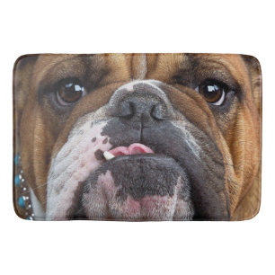English Bulldog Throw Kissen Badematte