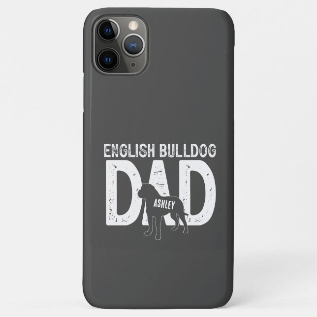 English Bulldog Vater Dog Vater Geschenk Case-Mate iPhone Hülle (Rückseite)