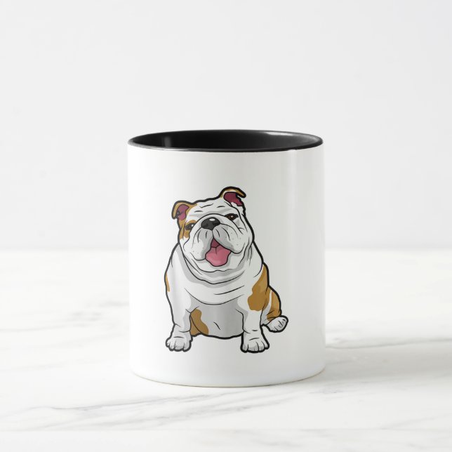 ENGLISH BULLDOGS Phantastisch Funny Bulldog Hunde  Tasse (Zentrum)