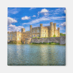 English Castle Art Collection Magnet
