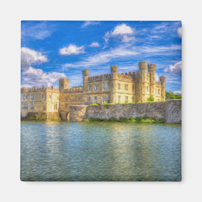English Castle Art Collection Magnet (Vorne)