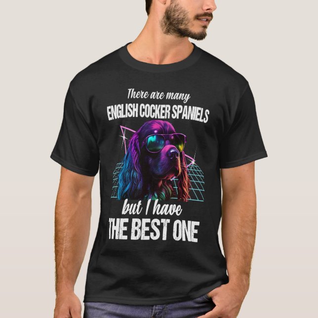 English Cocker Spanel Dog English Cocker Spaniels T-Shirt (Vorderseite)