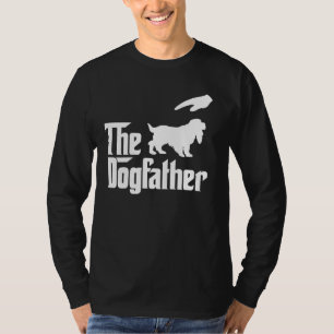 English Cocker Spanel Dog Vater The DogFather Funn T-Shirt