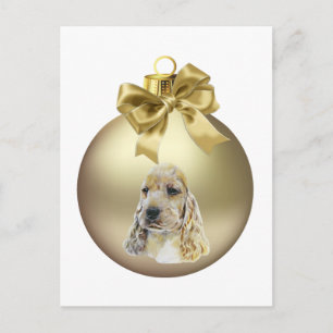 English Cocker Spanel Postkarte