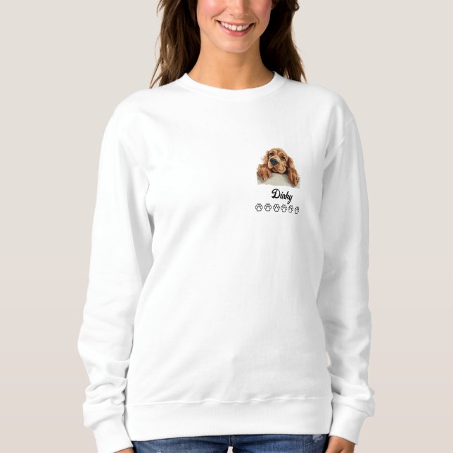 English Cocker Spanel Sweatshirt (Vorderseite)