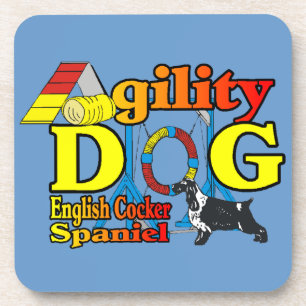 English Cocker Spaniel Agility Untersetzer