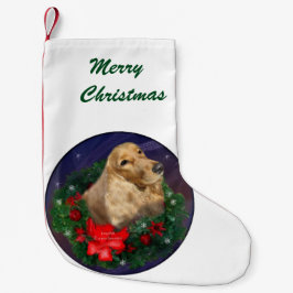 English Cocker Spaniel Christmas Kleiner Weihnachtsstrumpf
