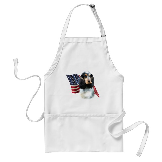 English Cocker Spaniel Flag Schürze (Vorne)