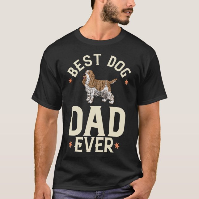 English Cocker Spaniel Hund Welpen Eigentümer T-Shirt (Vorderseite)
