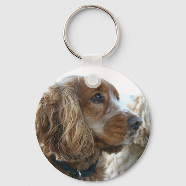 English Cocker Spaniel Schlüsselanhänger (Vorderseite)