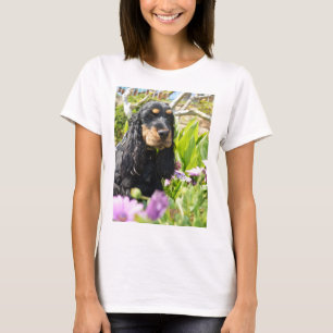 english-cocker-spaniel-schwarz und tan T-Shirt