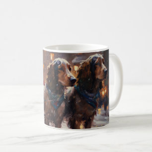 English Cocker Spaniel Weihnachtsfestliche Jahresz Kaffeetasse
