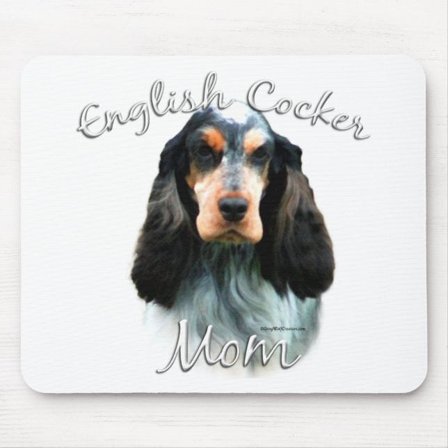 English Cocker Spanisch Mama 2 Mousepad (Vorne)
